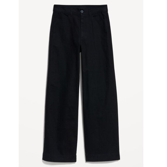 Old Navy Extra High-Waisted Mariner Wide-Leg Pants Size 14 Tall - Washed but New - Picture 6 of 10